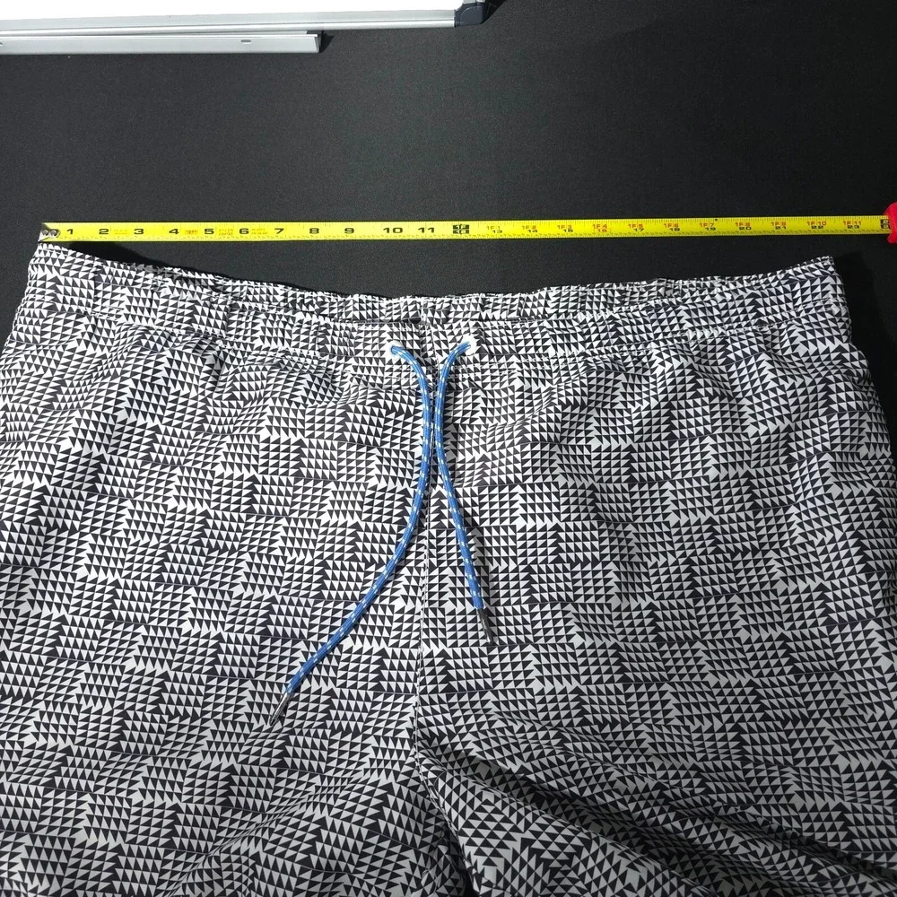 Tommy Bahama Swim Trunks Mens‎ Extra Large Gray Board Shorts Lined Elastic Nylon